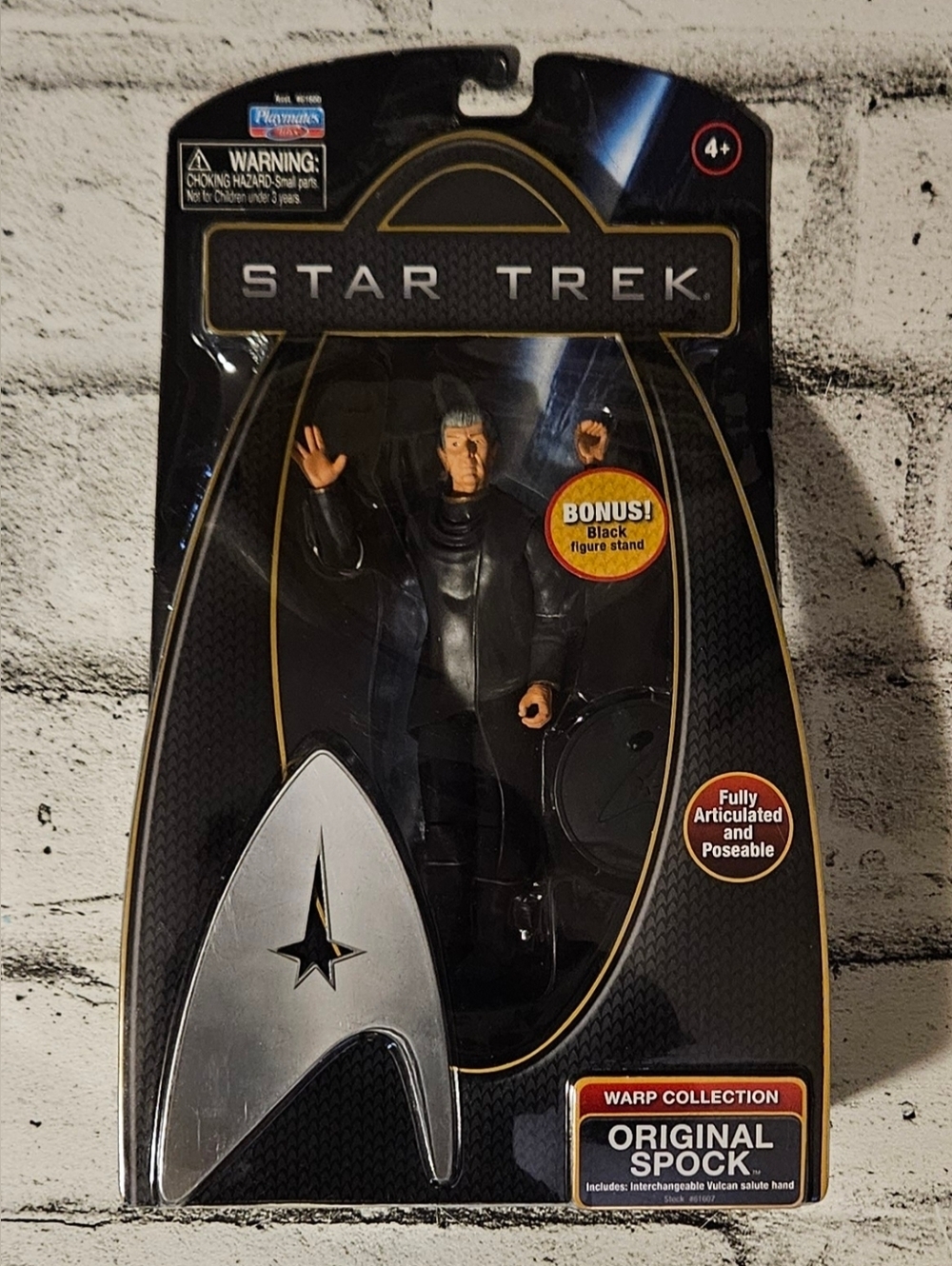 Star Trek 2009 Original Spock Figure Warp Collection NIB Playmates - Picture 5 of 9
